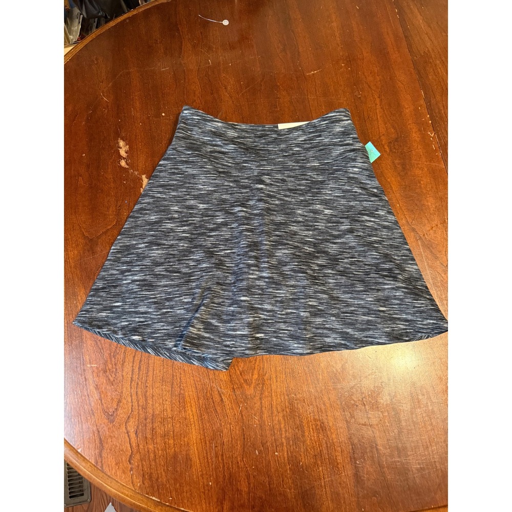 Maurices Womens Space Dye Active Skort Black White Athletic Tennis Skirt XS NWT